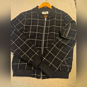 BB Dakota Jack plaid bomber jacket